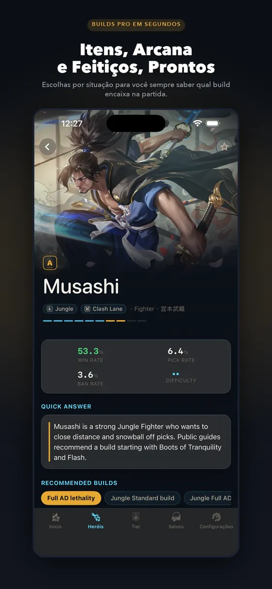 HoKStats app hero detail screen